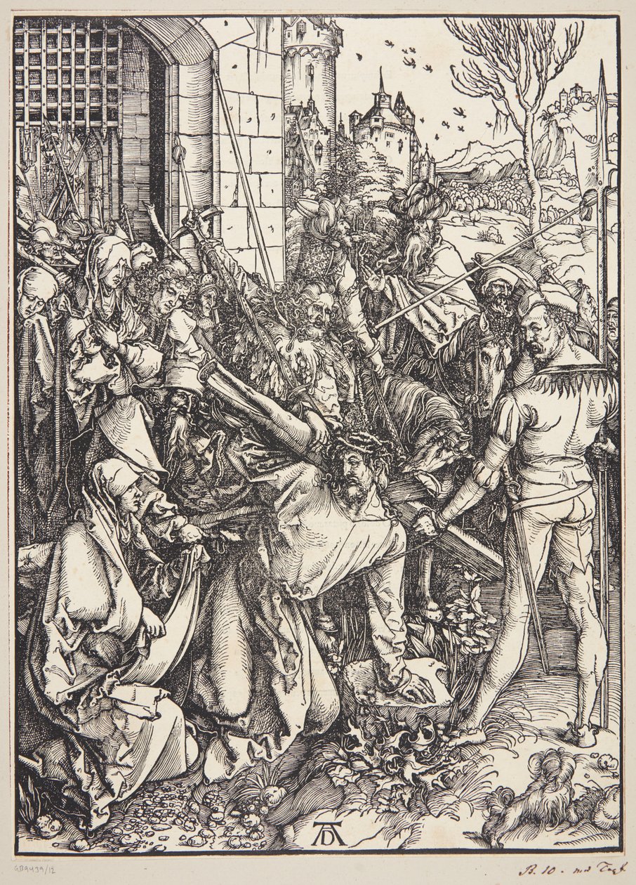 Niesienie krzyża autorstwa Albrecht Dürer