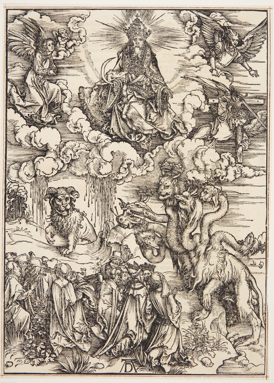 Bestia z dwoma rogami jak baranek autorstwa Albrecht Dürer