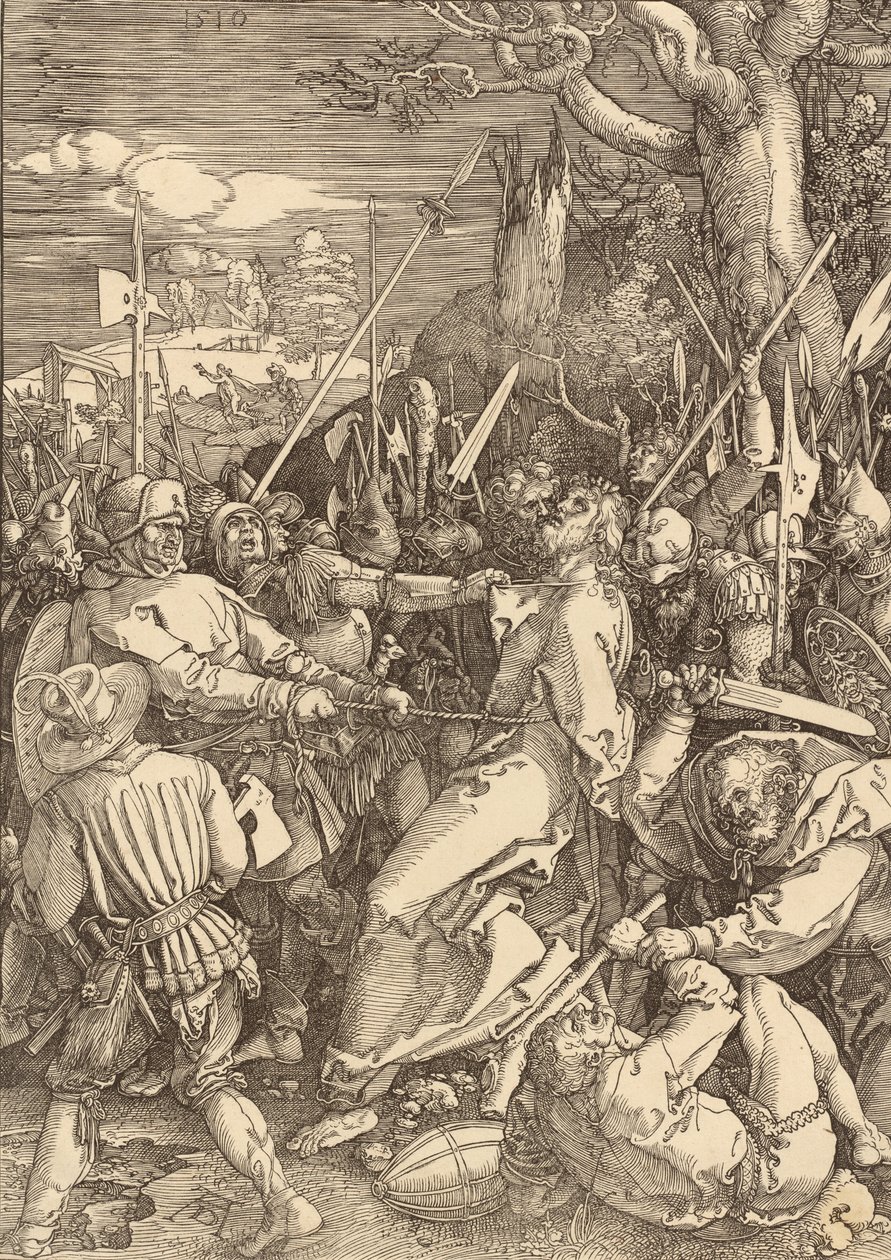 Zdrada Chrystusa, 1510. autorstwa Albrecht Dürer