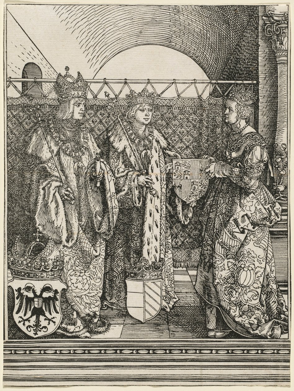 Zaręczyny Filipa Pięknego z Joanną Kastylijską autorstwa Albrecht Dürer