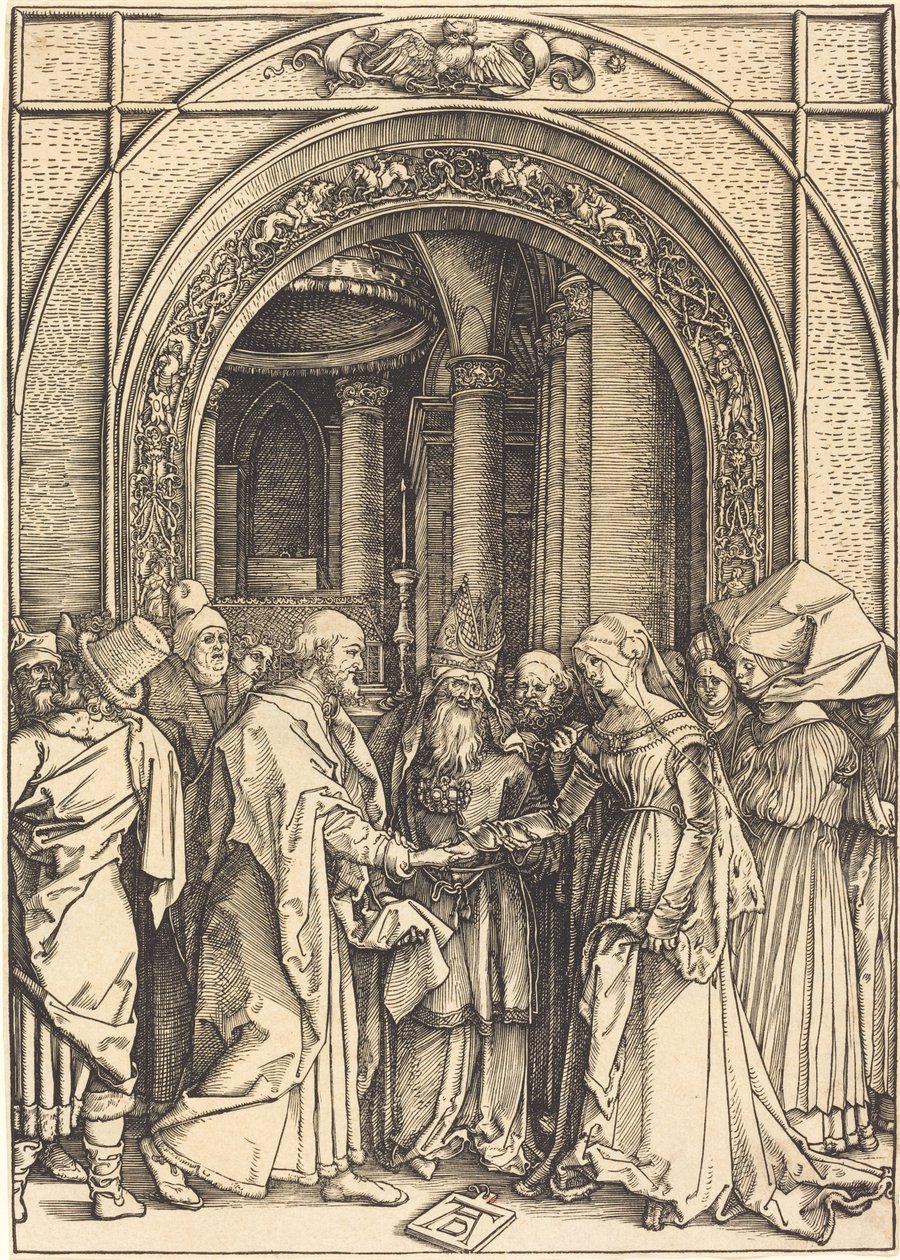 Zaręczyny Dziewicy autorstwa Albrecht Dürer