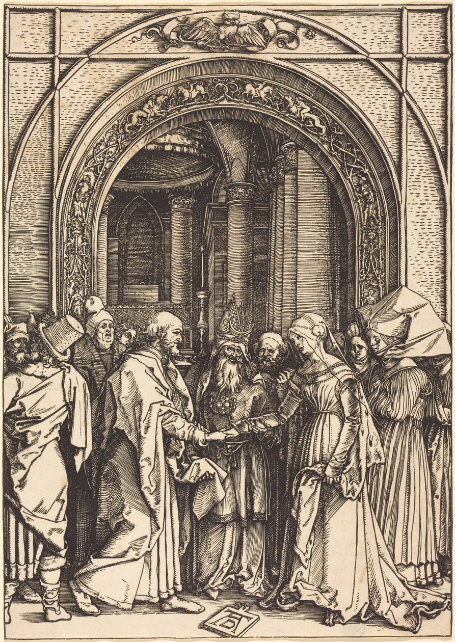 Zaślubiny Dziewicy autorstwa Albrecht Dürer