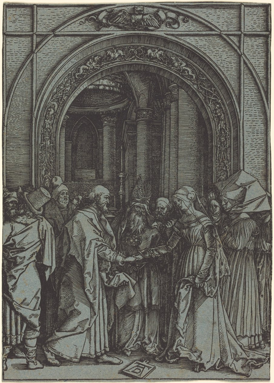 Zaślubiny Marii Panny autorstwa Albrecht Dürer