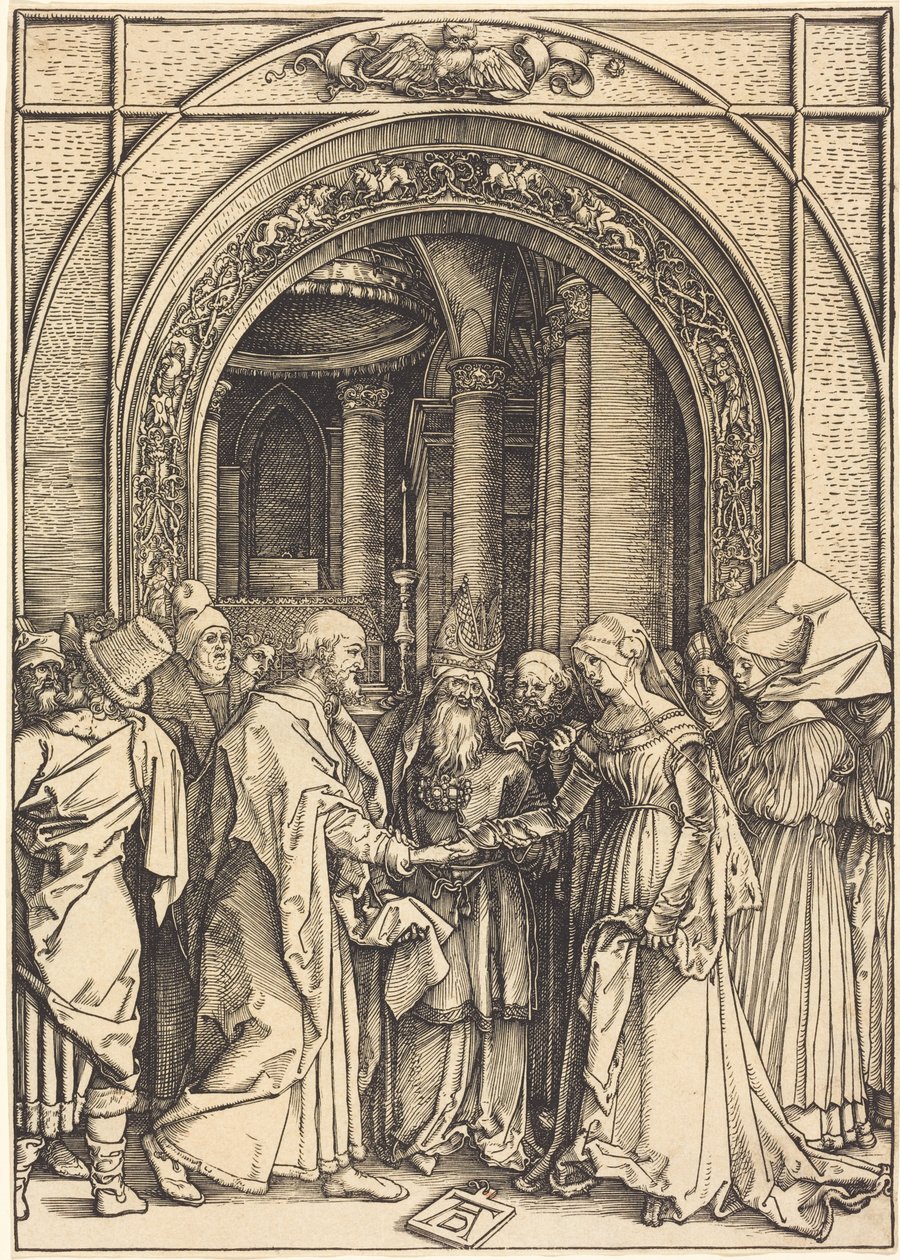 Zaślubiny Marii Panny autorstwa Albrecht Dürer