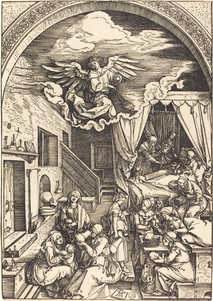 Narodziny Dziewicy autorstwa Albrecht Dürer
