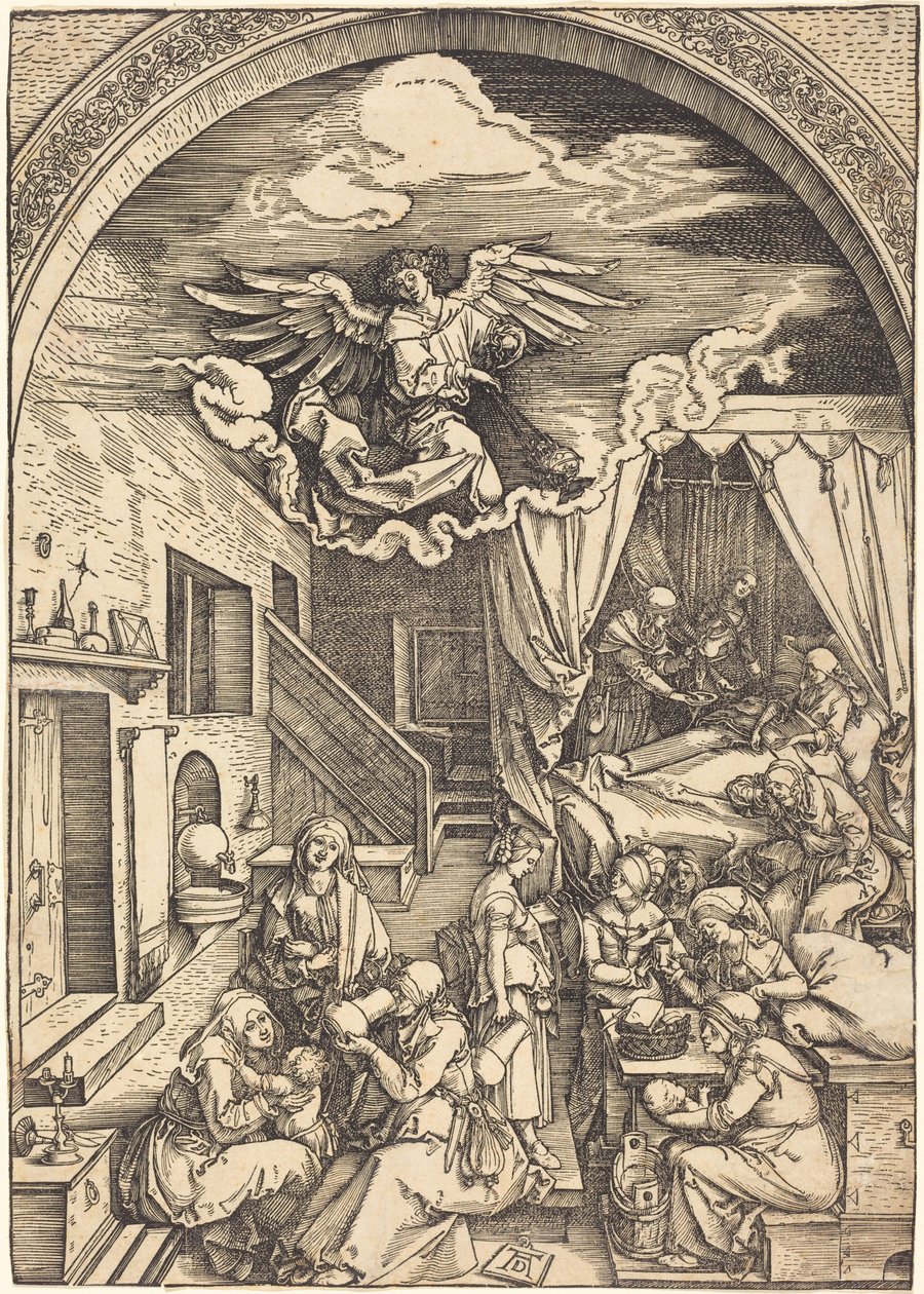 Narodzenie Marii Panny autorstwa Albrecht Dürer