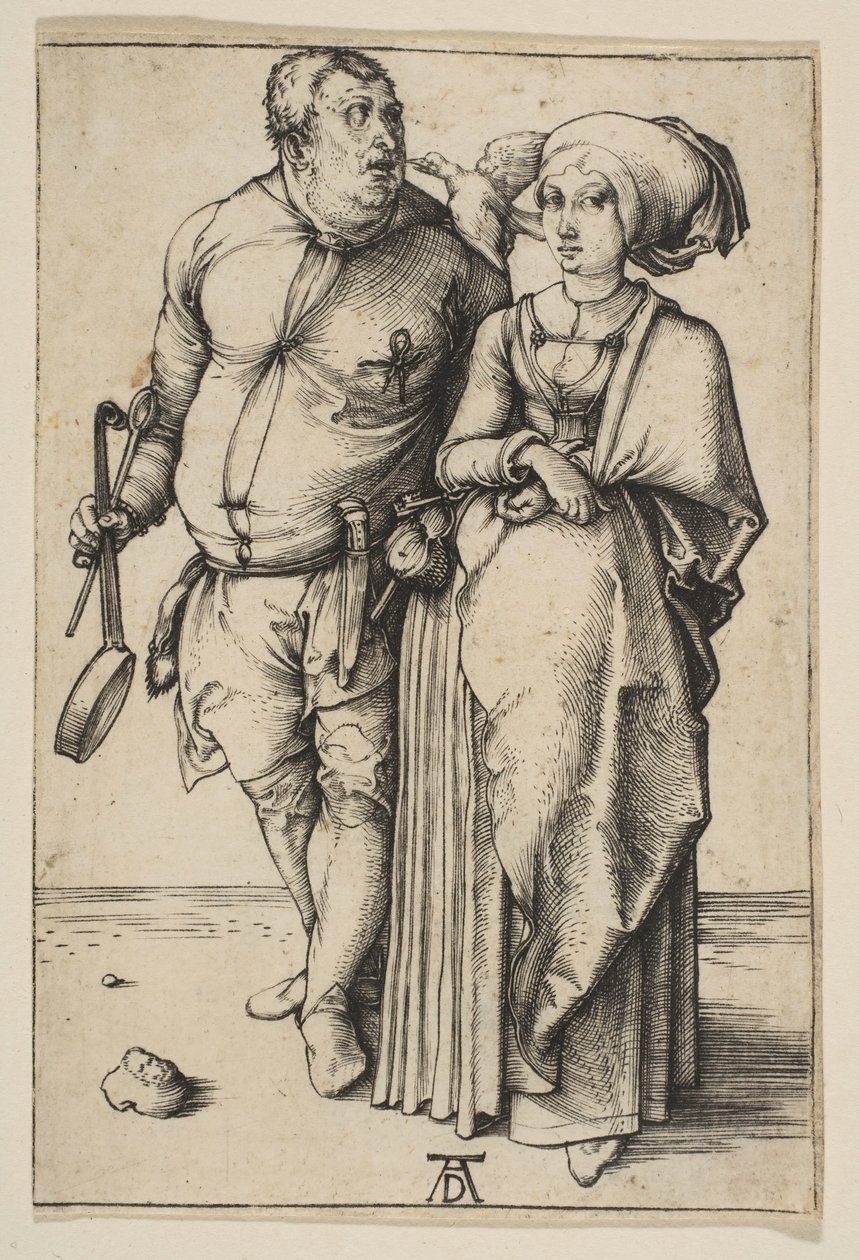 Kucharz i jego żona, ca. 1496. autorstwa Albrecht Dürer