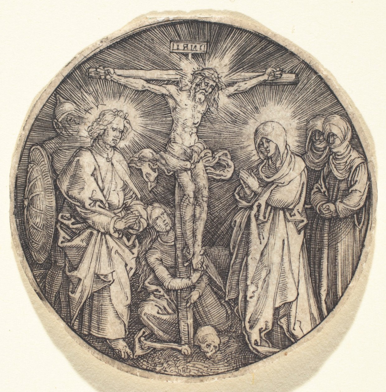 Ukrzyżowanie zwane głowicą miecza Maksymiliana autorstwa Albrecht Dürer