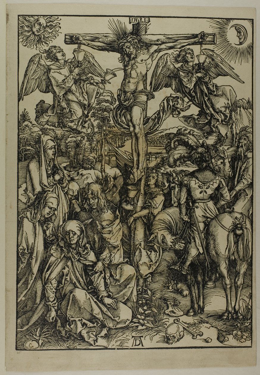 Ukrzyżowanie, z Wielkiej Męki autorstwa Albrecht Dürer