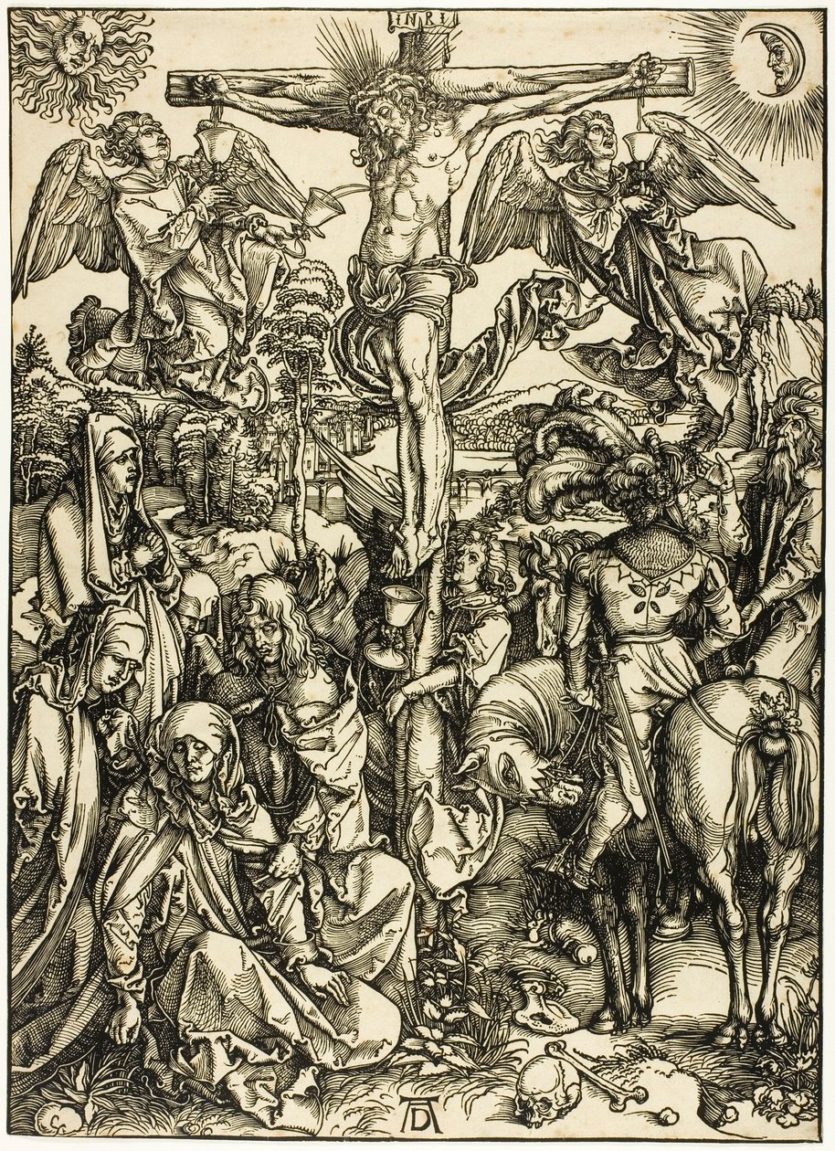 Ukrzyżowanie, z Wielkiej Męki autorstwa Albrecht Dürer