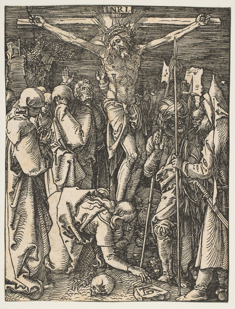 Ukrzyżowanie, z Małej pasji, ca. 1509. autorstwa Albrecht Dürer