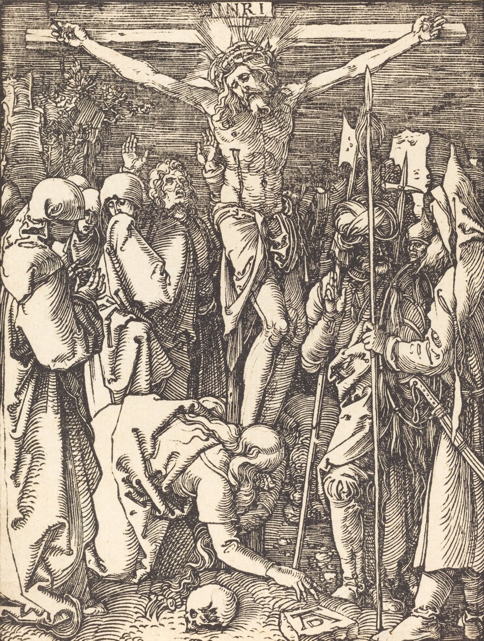 Ukrzyżowanie prawdopodobnie ok. 15091510. autorstwa Albrecht Dürer