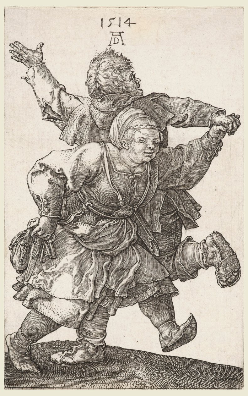 Tańczący chłopi autorstwa Albrecht Dürer
