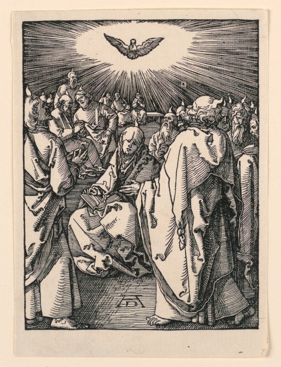 Zejście Ducha Świętego (Zielone Świątki), z serii Mała pasja autorstwa Albrecht Dürer