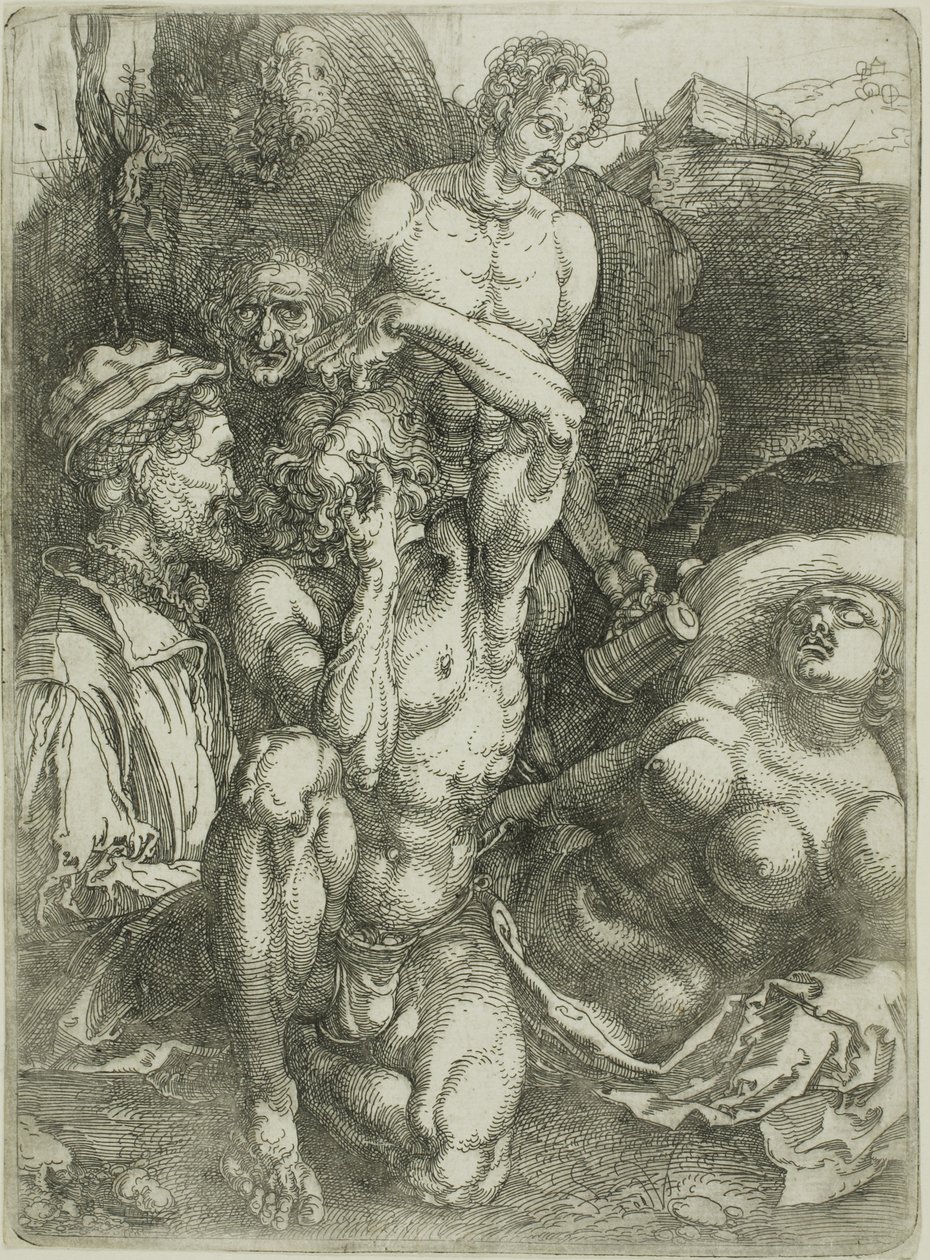 Zdesperowany człowiek autorstwa Albrecht Dürer