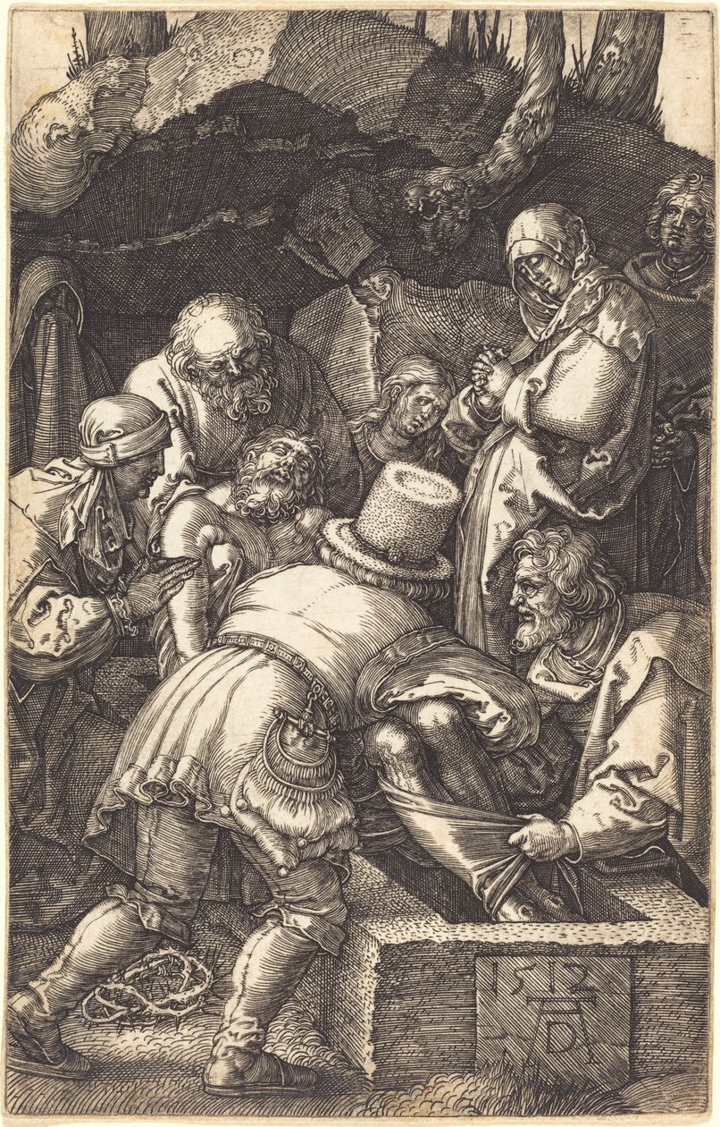 Złożenie do grobu autorstwa Albrecht Dürer