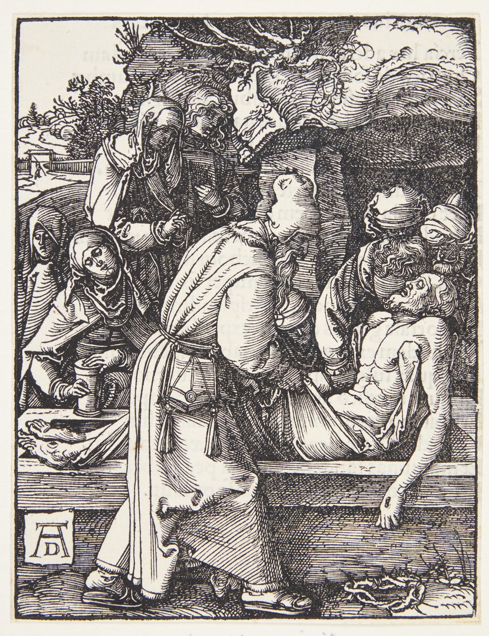 Złożenie do grobu autorstwa Albrecht Dürer