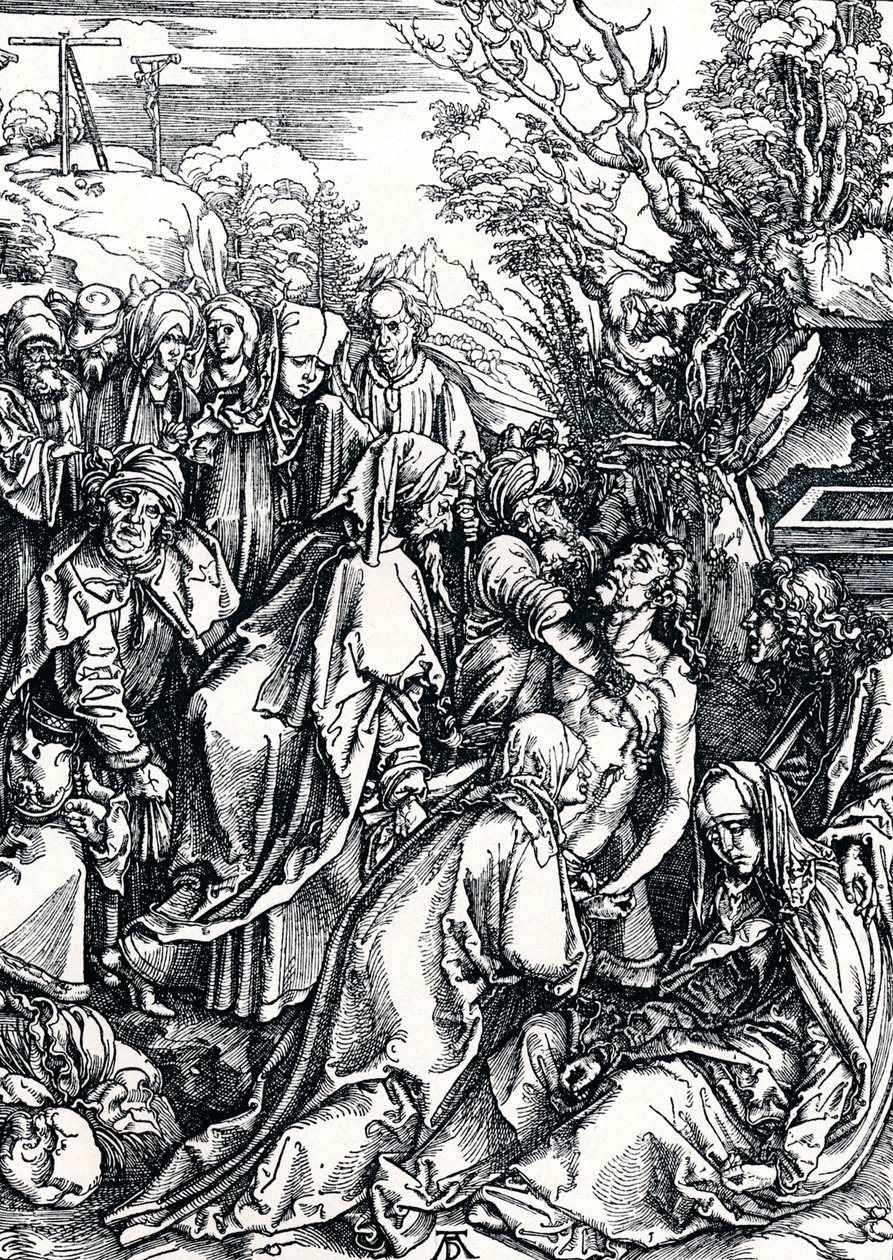 Złożenie do grobu, 1498 1906 autorstwa Albrecht Dürer