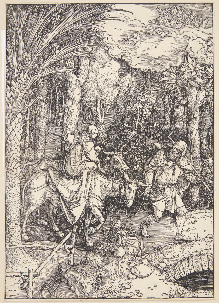 Ucieczka do Egiptu autorstwa Albrecht Dürer