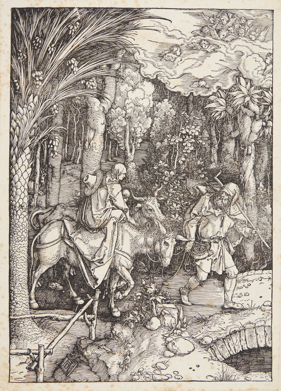 Ucieczka do Egiptu autorstwa Albrecht Dürer