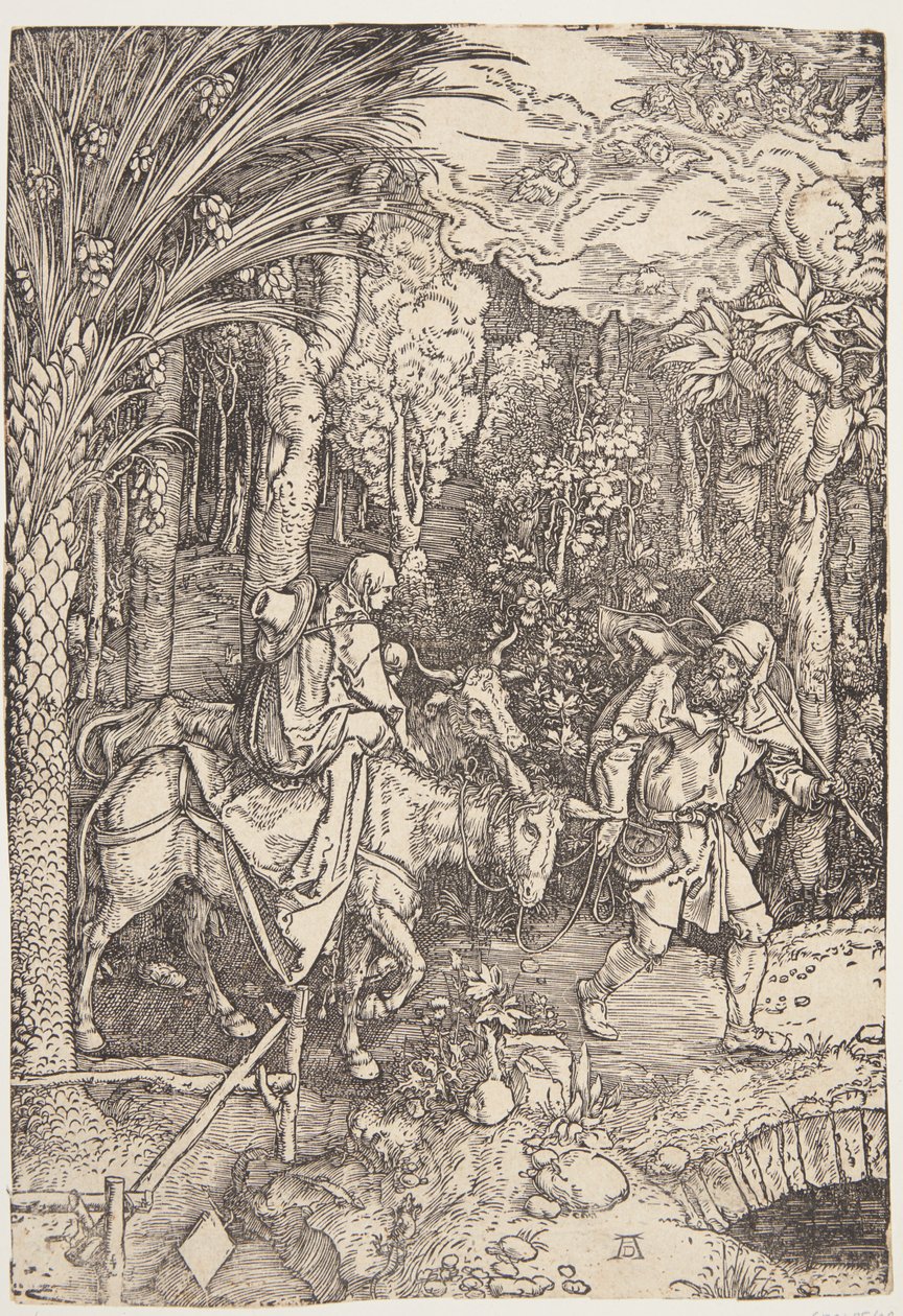 Ucieczka do Egiptu autorstwa Albrecht Dürer