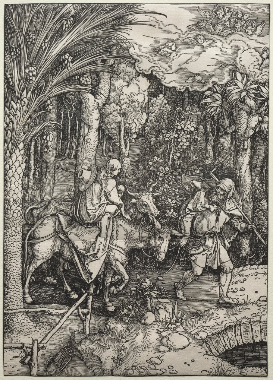 Ucieczka do Egiptu autorstwa Albrecht Dürer