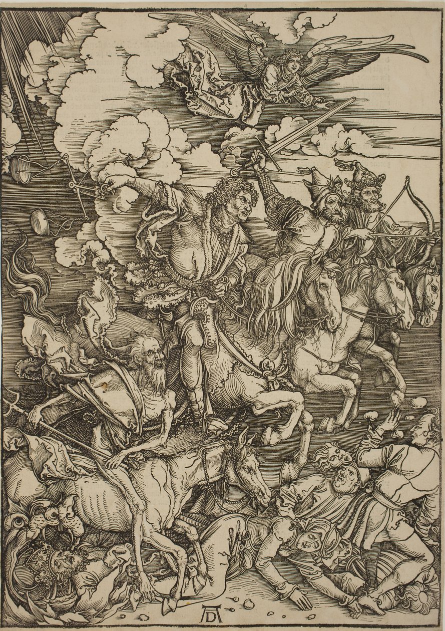 Czterej Jeźdźcy Apokalipsy autorstwa Albrecht Dürer