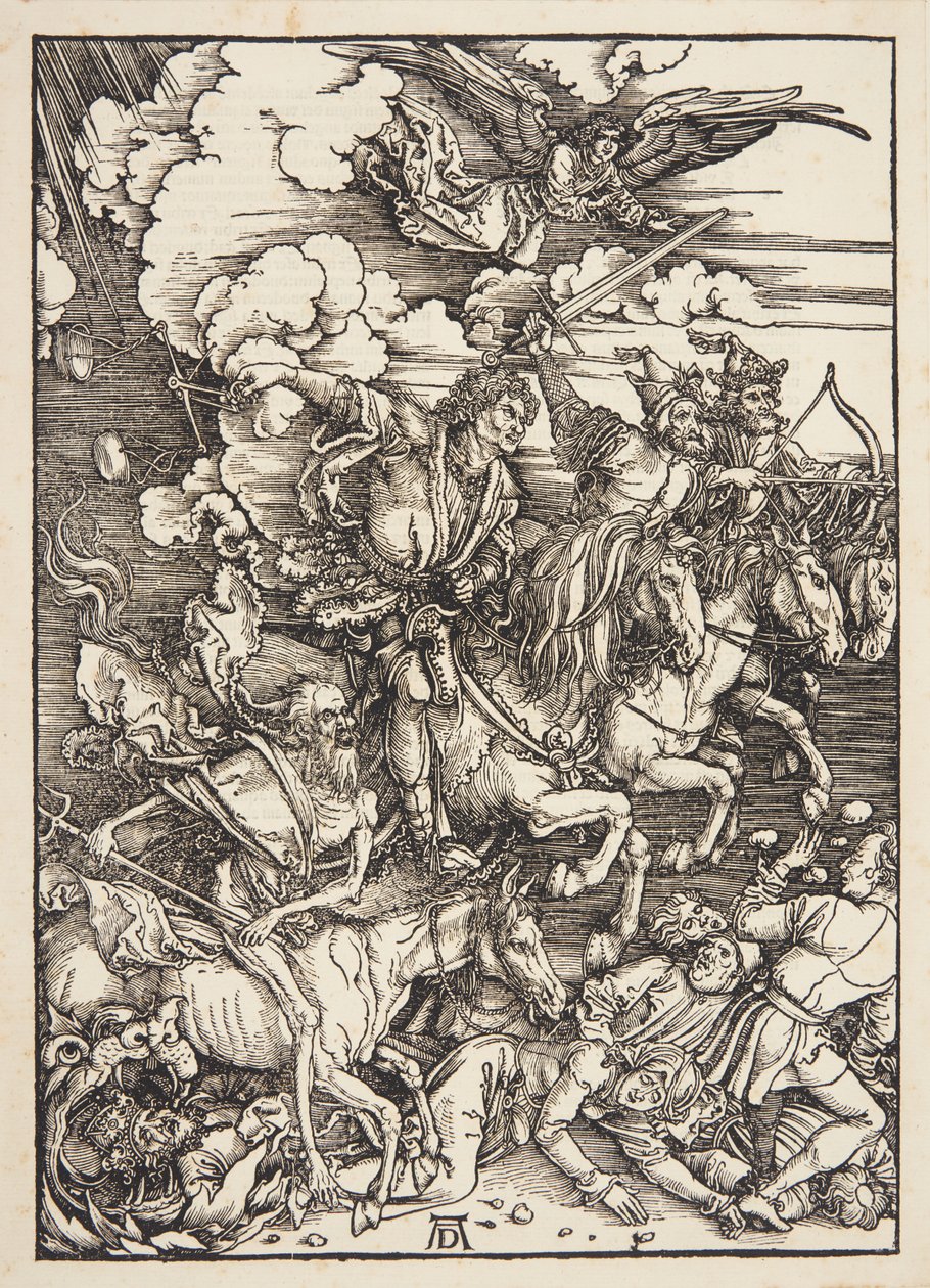 Czterej Jeźdźcy Apokalipsy autorstwa Albrecht Dürer