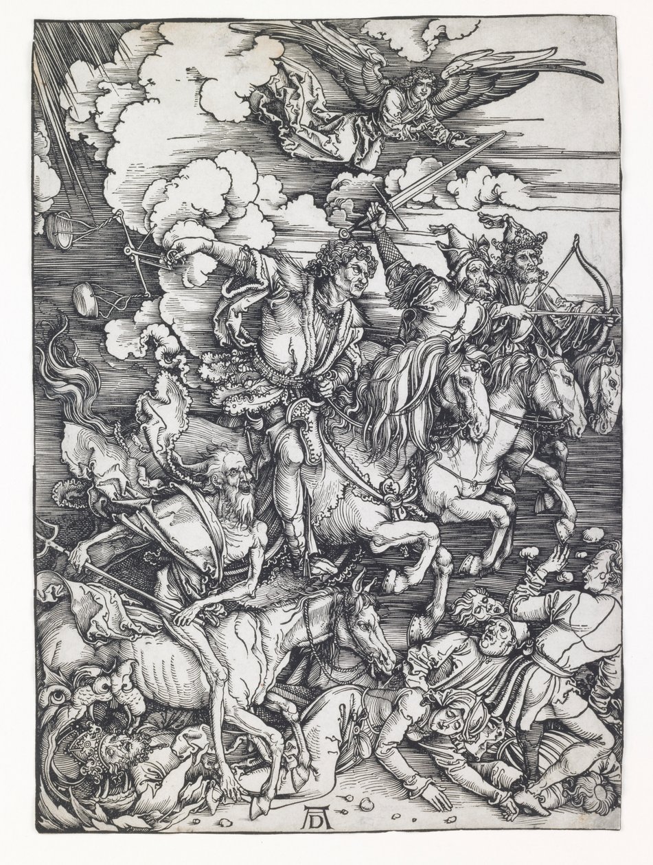 Czterej Jeźdźcy Apokalipsy autorstwa Albrecht Dürer