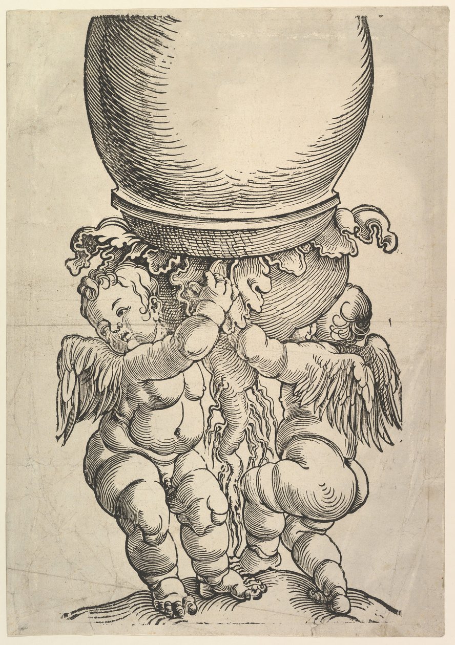 Dolny blok Wielkiej Kolumny, 1517. autorstwa Albrecht Dürer