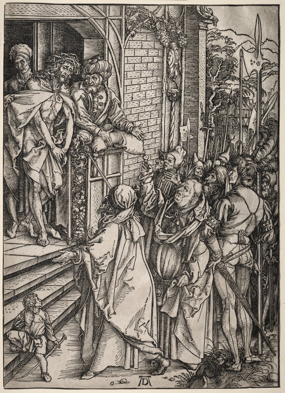 Wielka męka: Chrystus ukazany ludowi autorstwa Albrecht Dürer