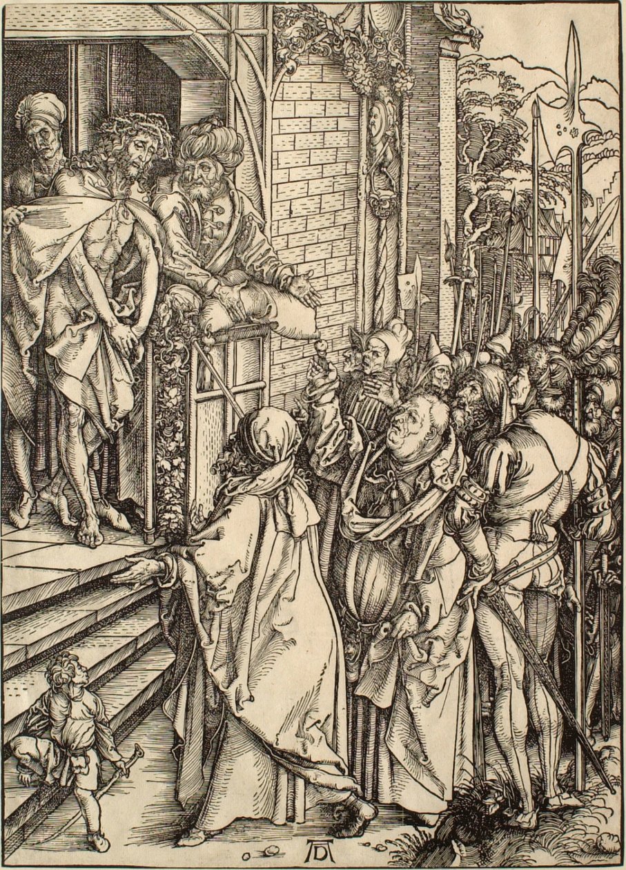Wielka Pasja: Ecce Homo autorstwa Albrecht Dürer
