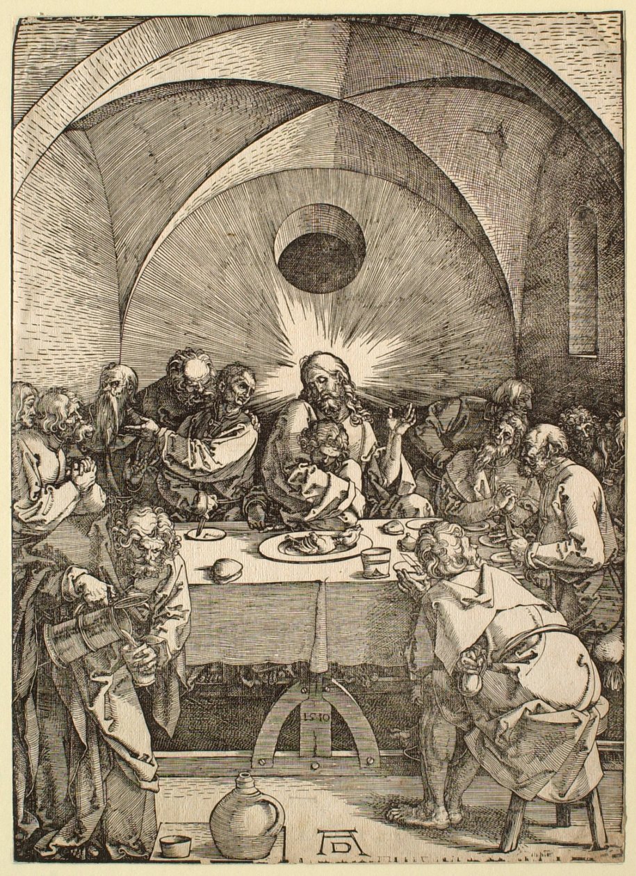 Wielka Pasja: Ostatnia Wieczerza autorstwa Albrecht Dürer
