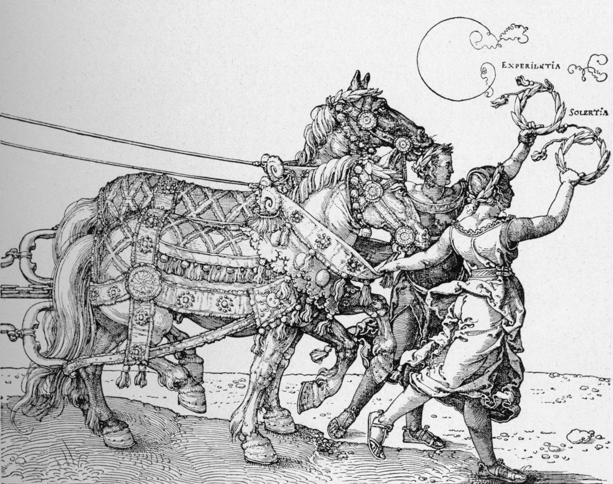 Wielki Wóz Triumfalny cesarza Maksymiliana, 1523, 1906 autorstwa Albrecht Dürer