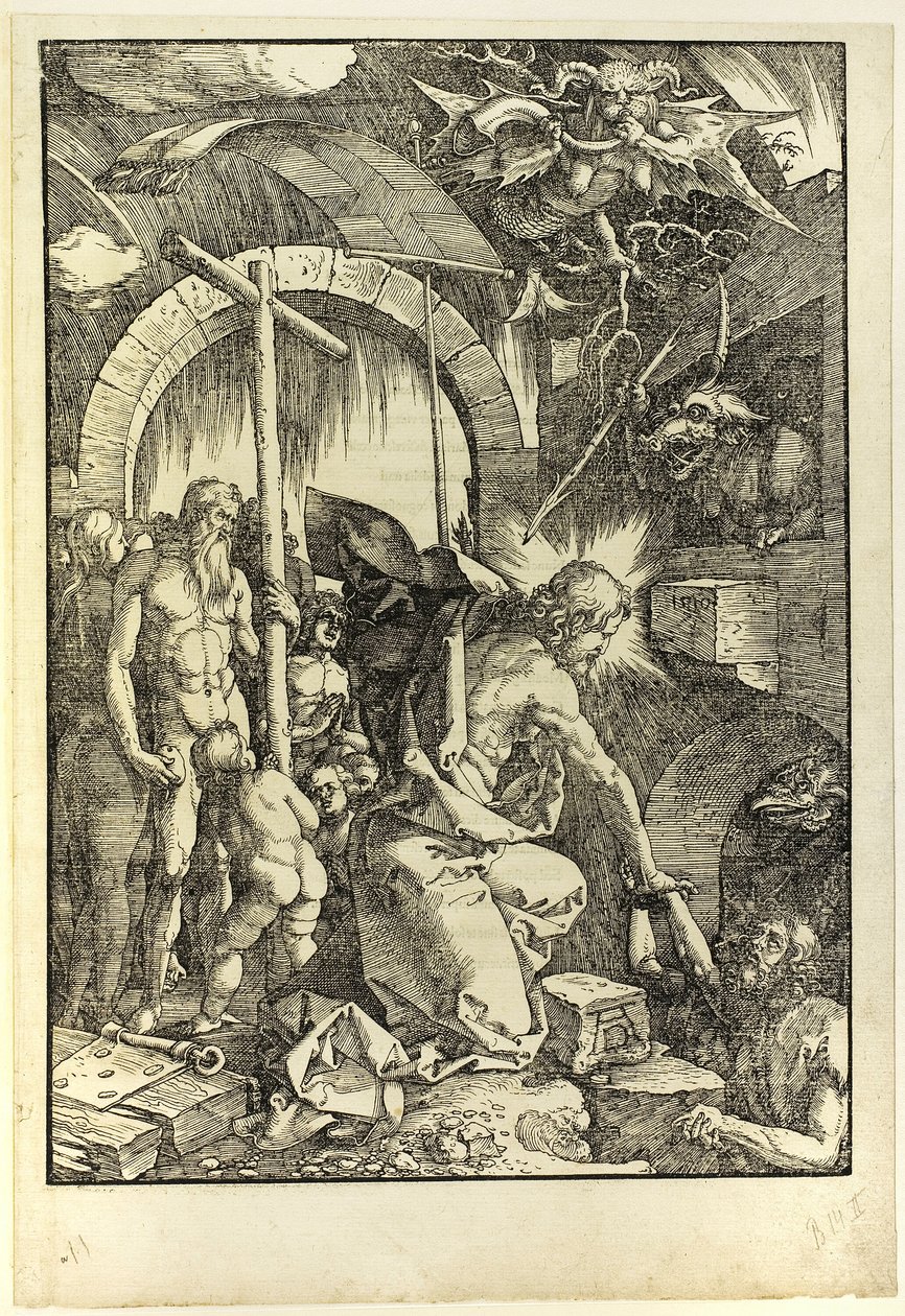 Harrowing of Hell, z filmu Wielka pasja autorstwa Albrecht Dürer