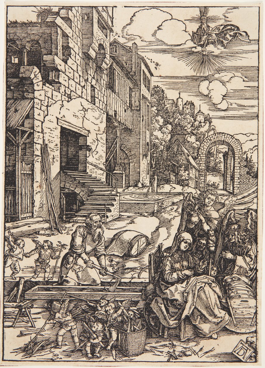Święta Rodzina w Egipcie autorstwa Albrecht Dürer