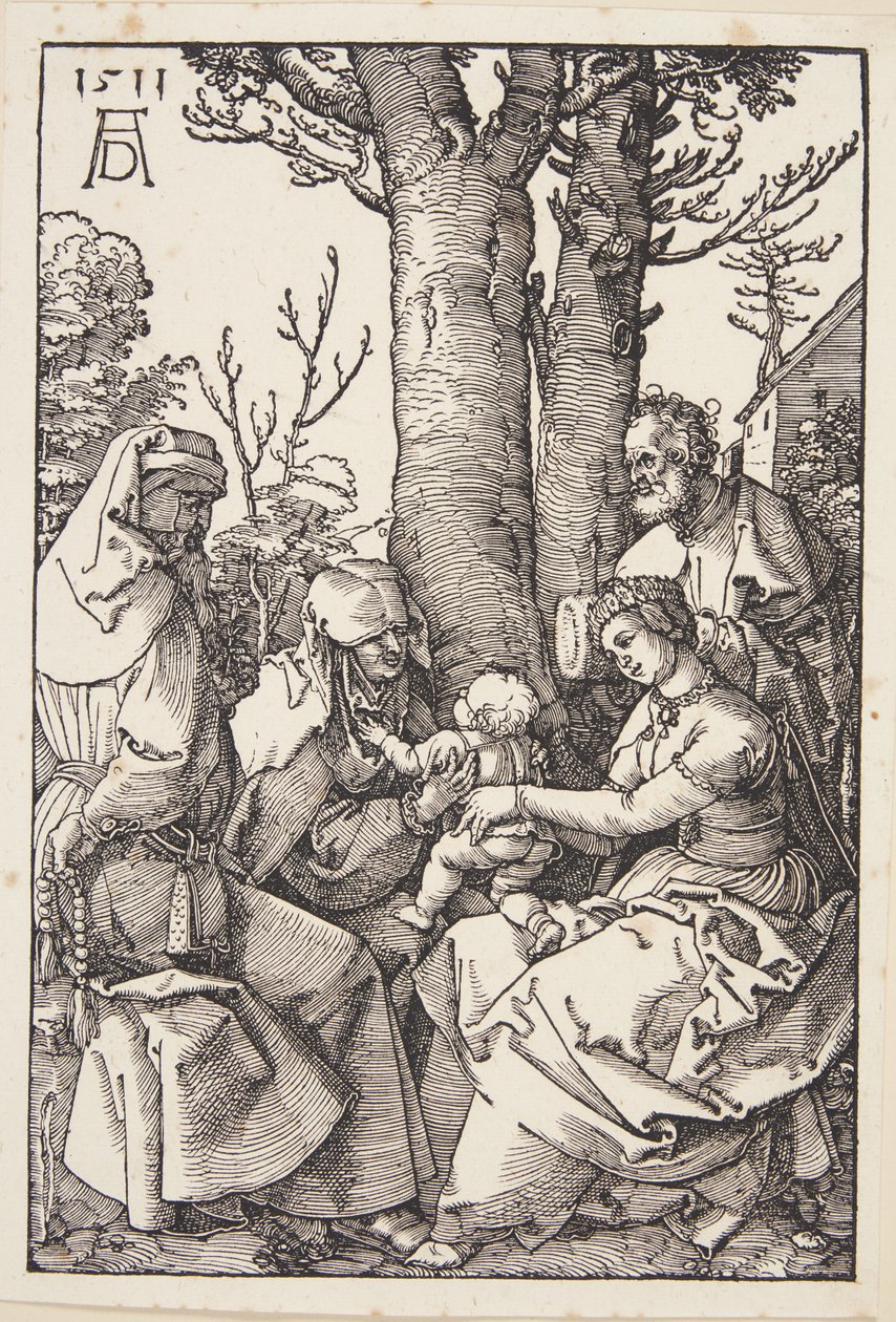 Święta Rodzina z Joachimem i św. Anną autorstwa Albrecht Dürer