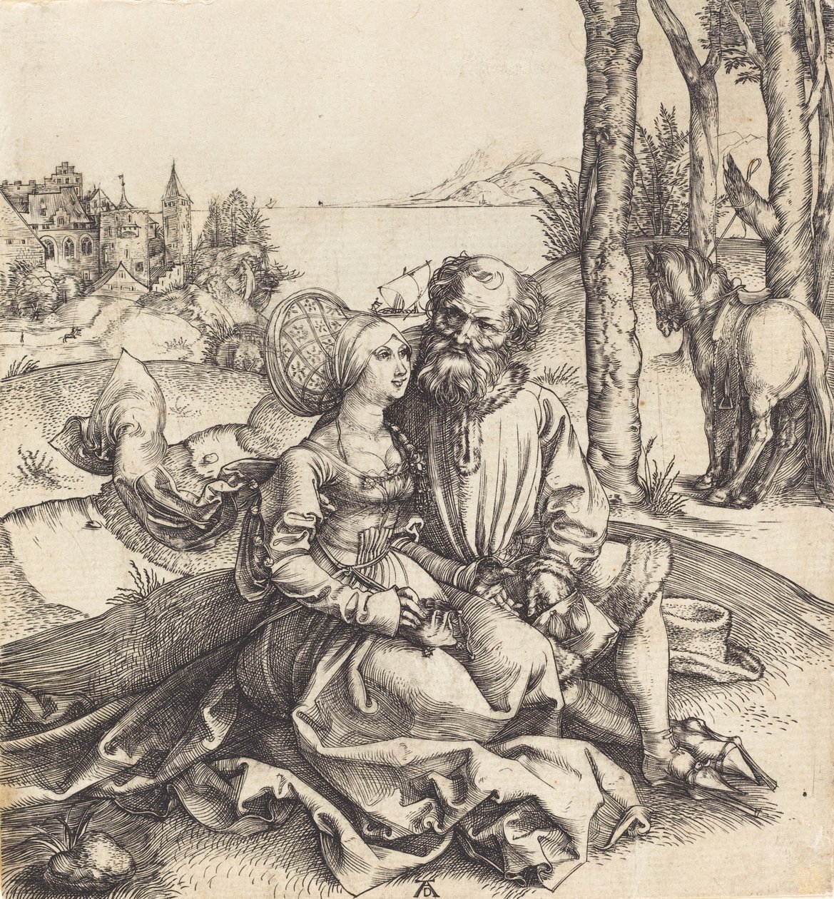 Źle dobrana para, 14951496. autorstwa Albrecht Dürer