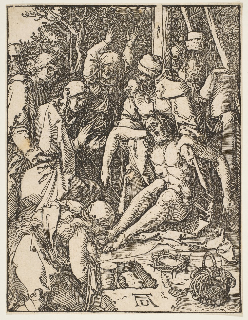 Lamentacja z Małej pasji, ca. 1509. autorstwa Albrecht Dürer