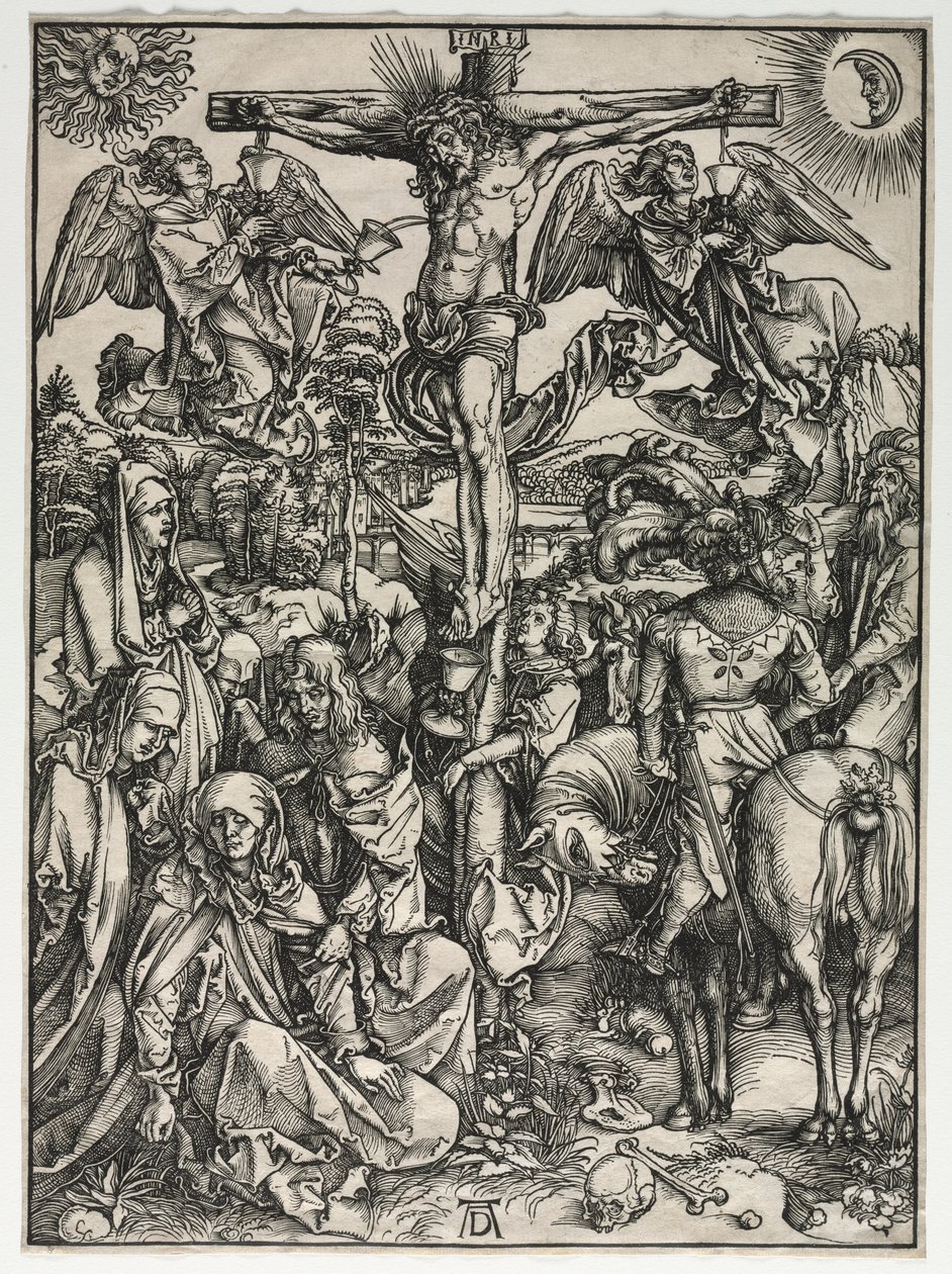 Wielka Pasja: Ukrzyżowanie autorstwa Albrecht Dürer
