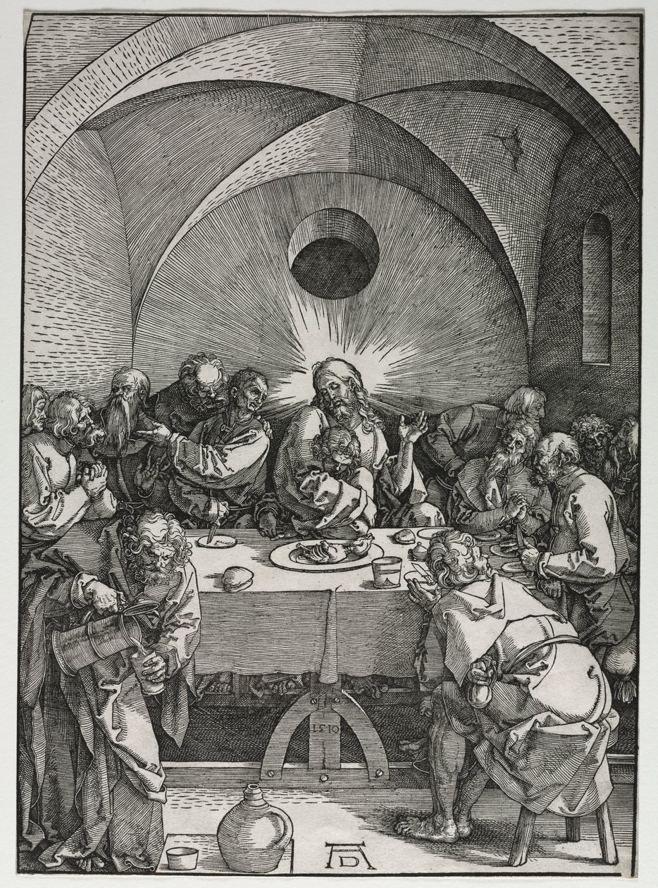 Wielka Pasja: Ostatnia Wieczerza autorstwa Albrecht Dürer