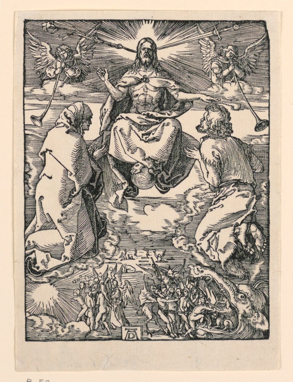Sąd Ostateczny, z serii „Mała pasja” autorstwa Albrecht Dürer
