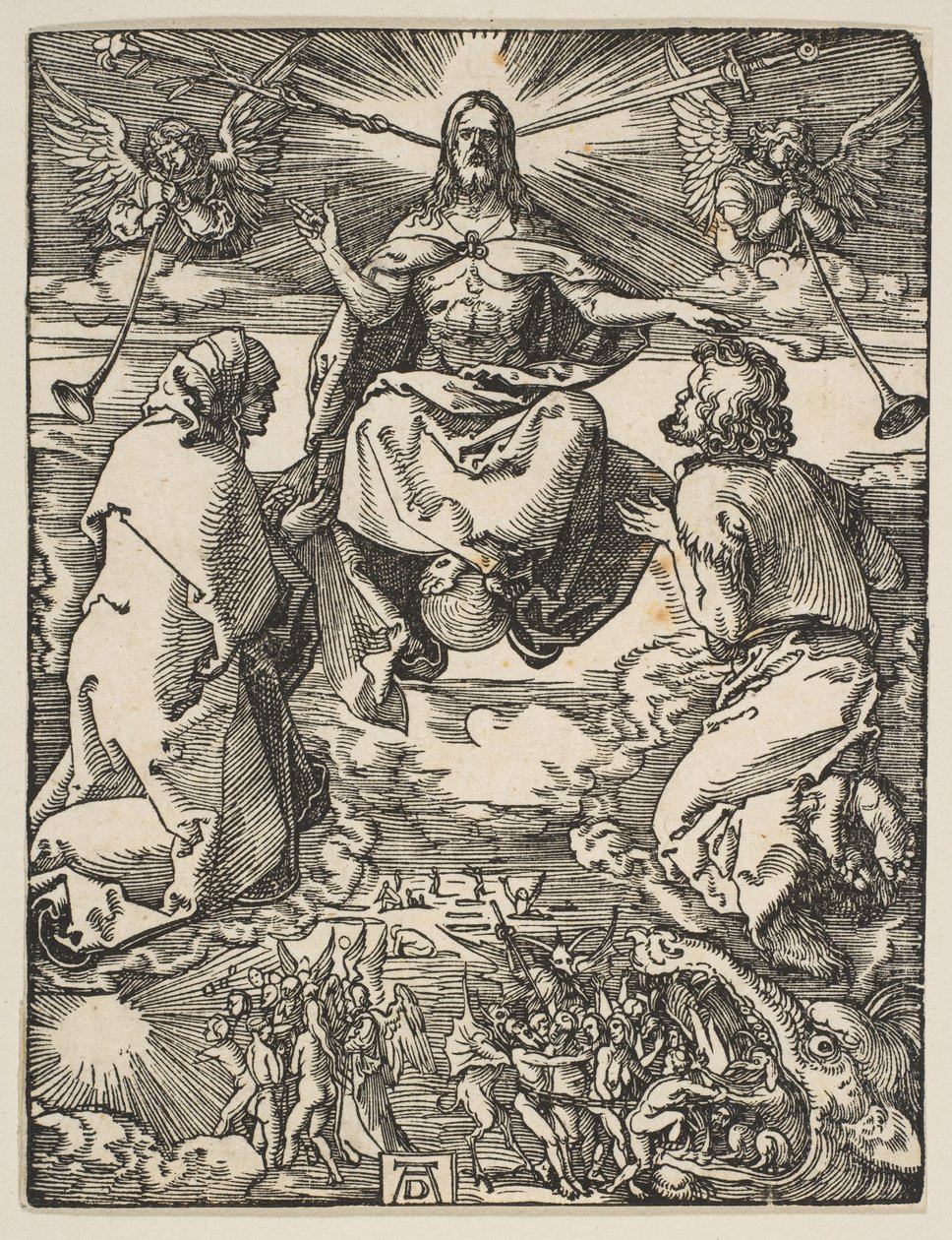 Sąd Ostateczny, z Małej pasji, ca. 1510. autorstwa Albrecht Dürer