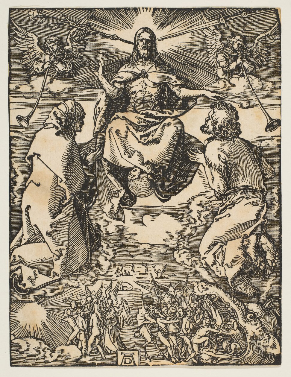 Sąd Ostateczny, z Małej pasji, ca. 1510. autorstwa Albrecht Dürer