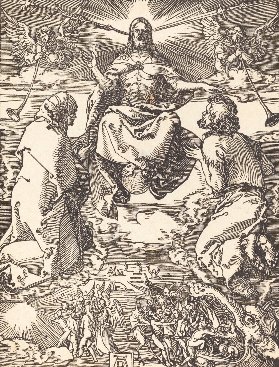 Sąd Ostateczny, prawdopodobnie ok. 15091510. autorstwa Albrecht Dürer