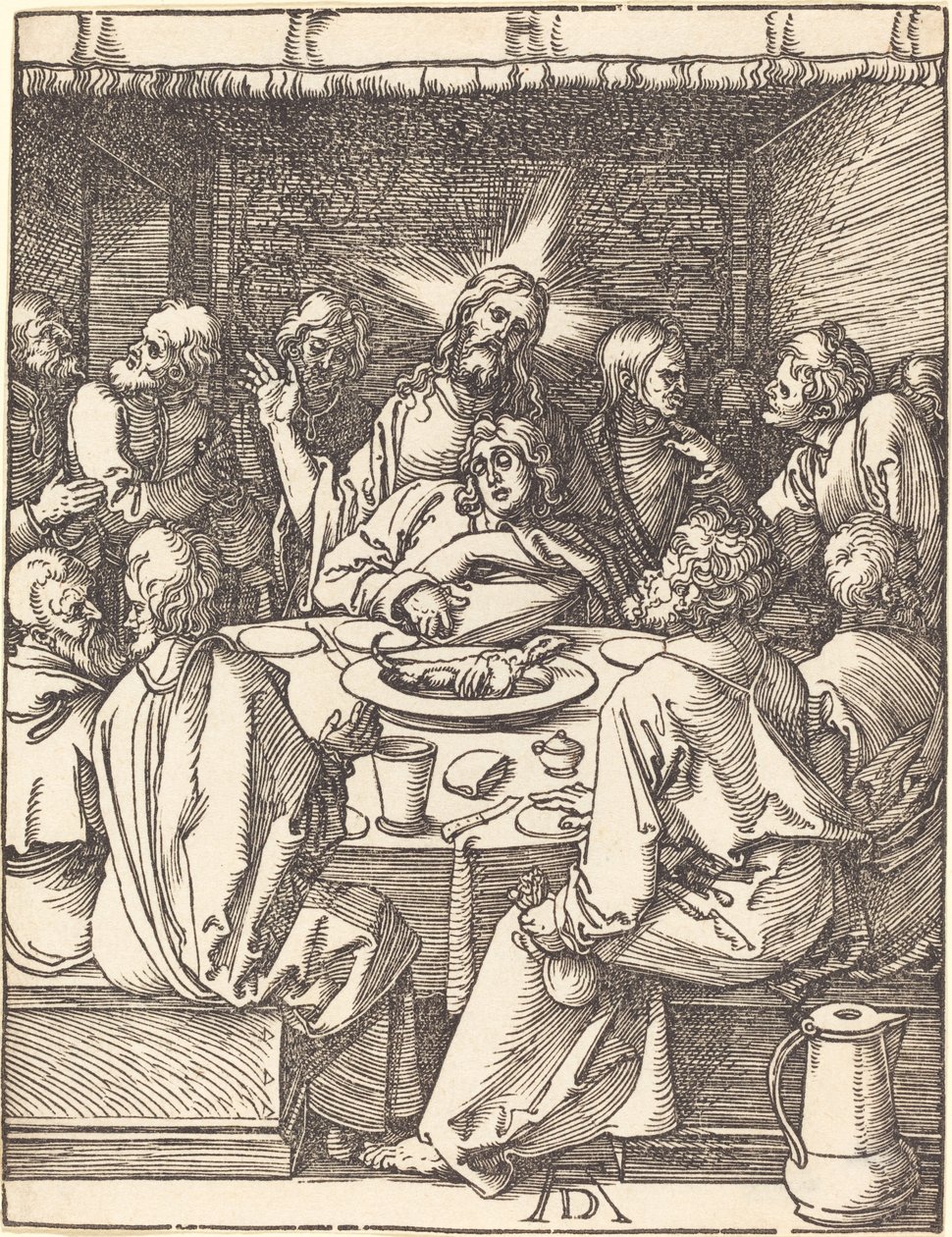 Ostatnia Wieczerza autorstwa Albrecht Dürer