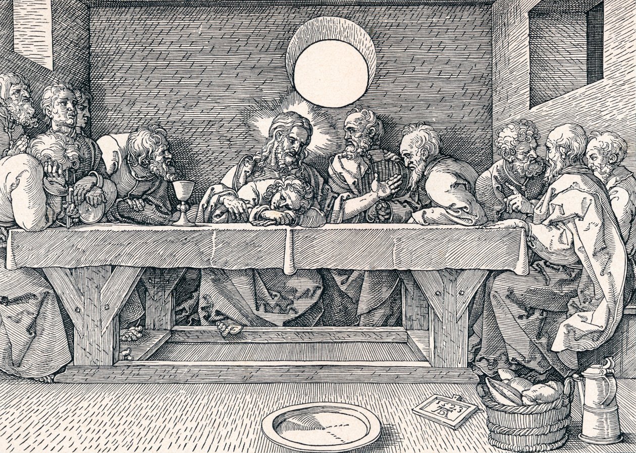 Ostatnia Wieczerza, 1523 1906 autorstwa Albrecht Dürer