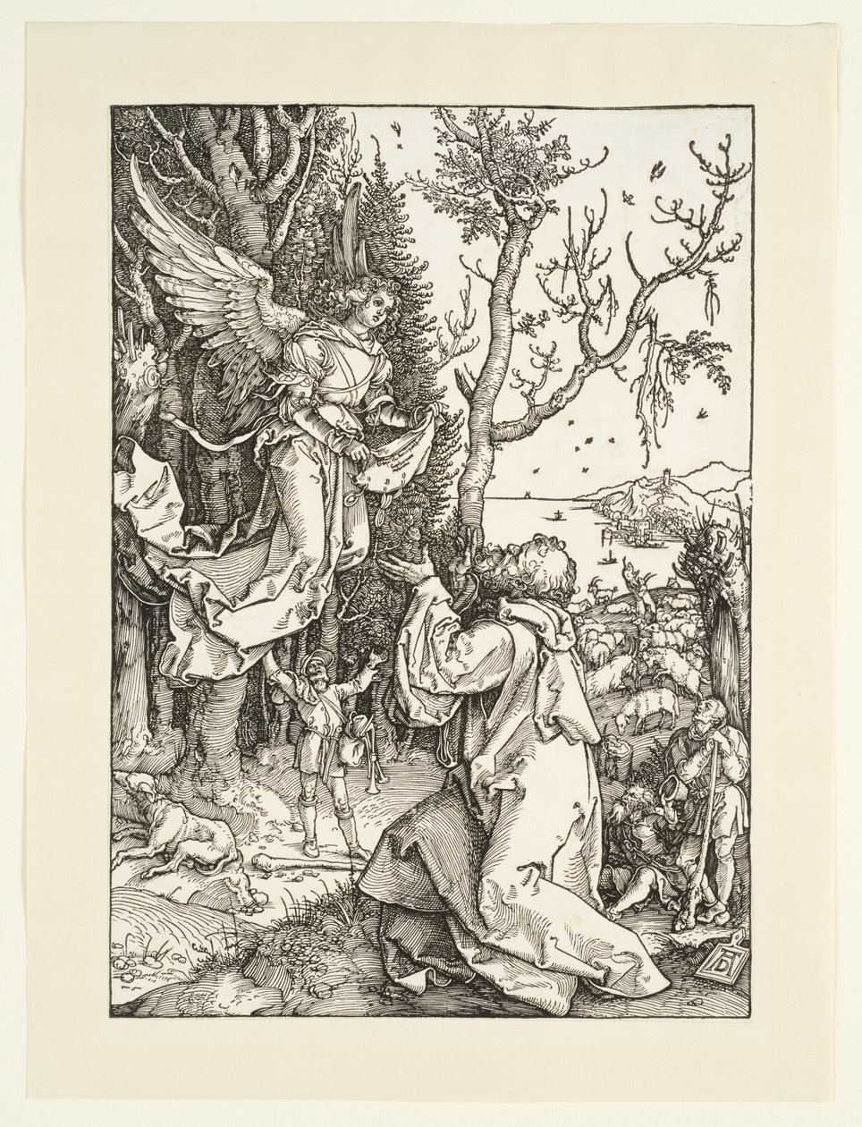 Życie Marii Panny: Joachim i anioł autorstwa Albrecht Dürer