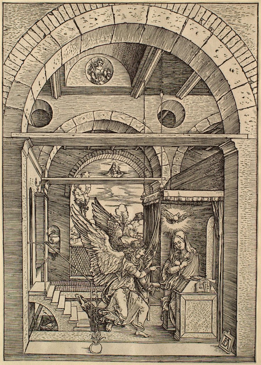 Życie Marii Panny: Zwiastowanie autorstwa Albrecht Dürer