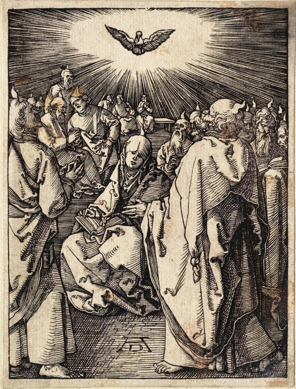Mała Pasja: Zesłanie Ducha Świętego autorstwa Albrecht Dürer